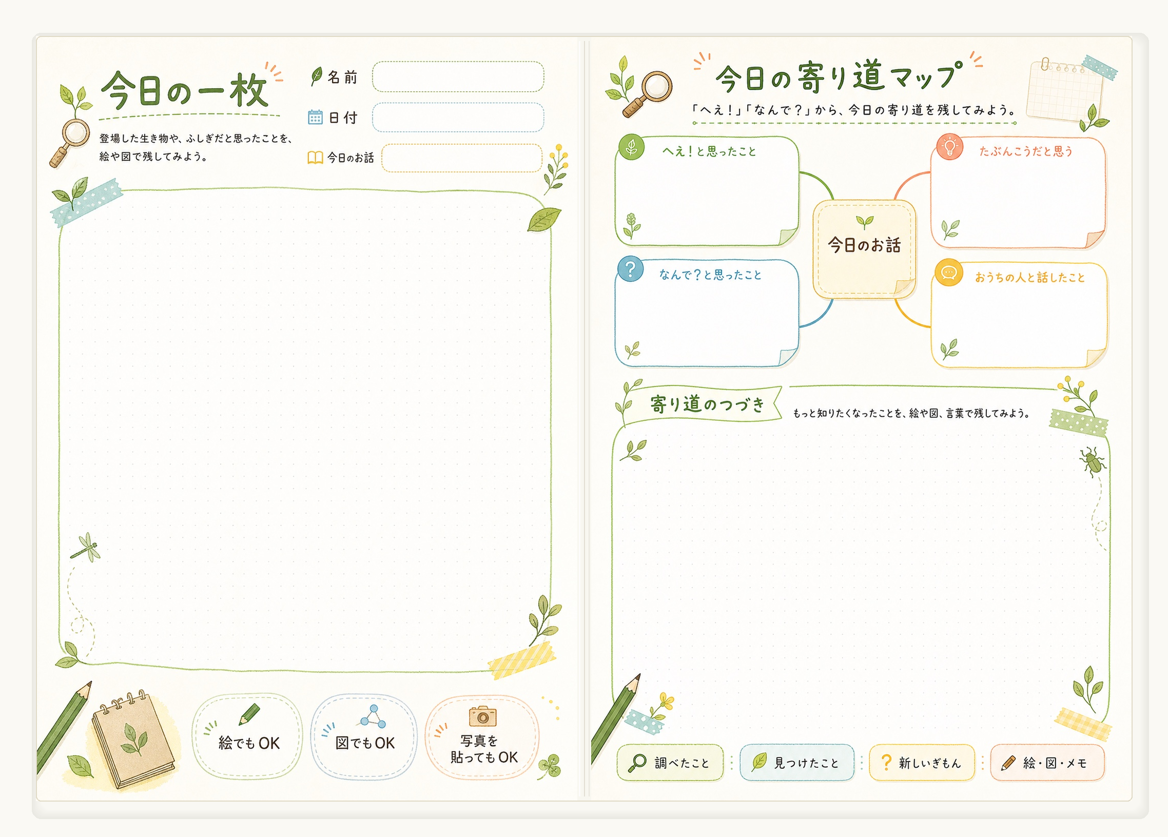 生き物のワークブック